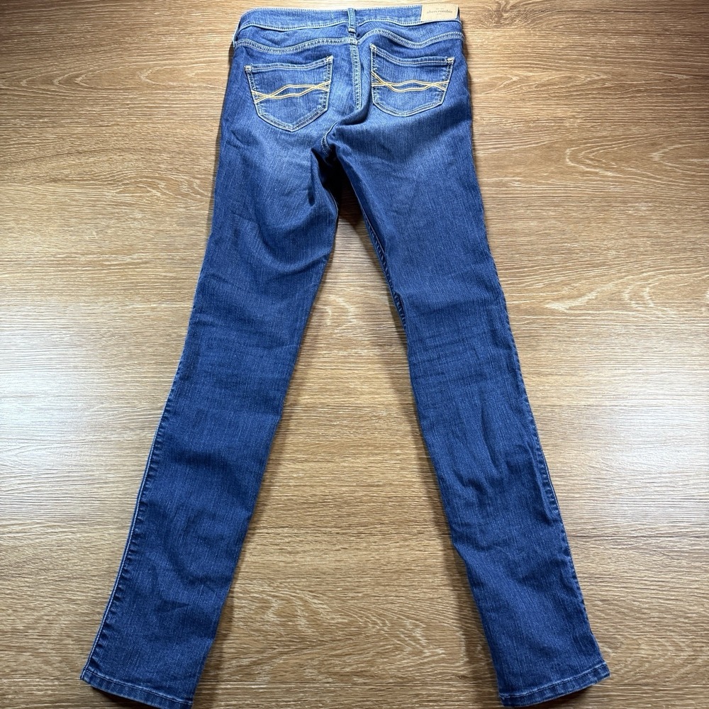 Abercrombie Kids Jeans Girls Size 16 Blue Skinny Stretch Denim - Picture 11 of 12